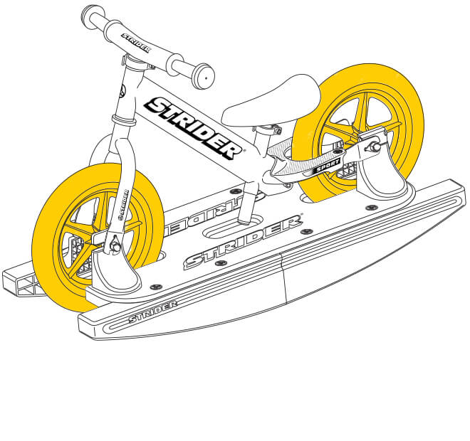illustration Strider 12 Sport Baby Bundle wheels
