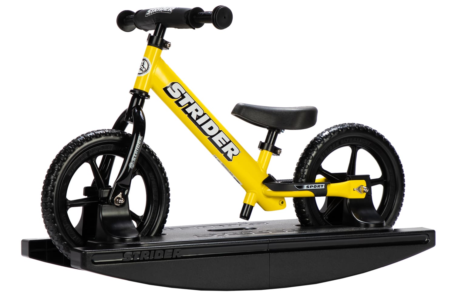 Yellow Strider Sport Rocking Bike